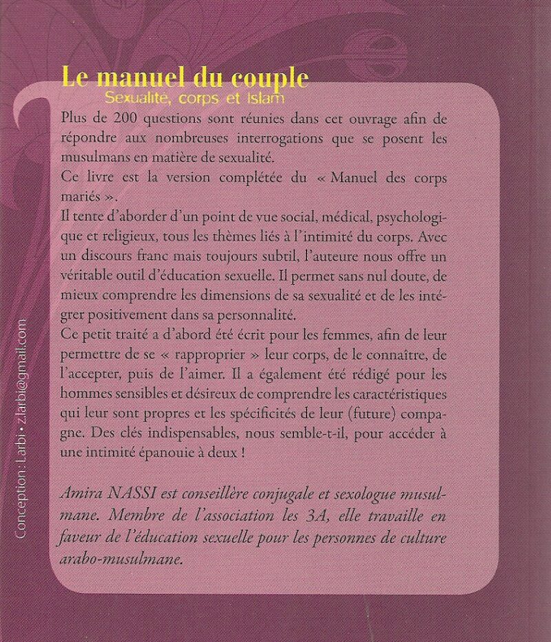 Le manuel du couple : sexualité, corps et islam -2267