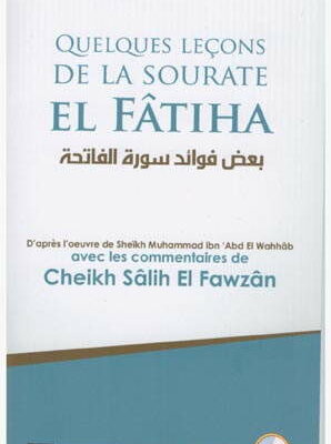 Quelques leçons de la sourate El Fâtiha