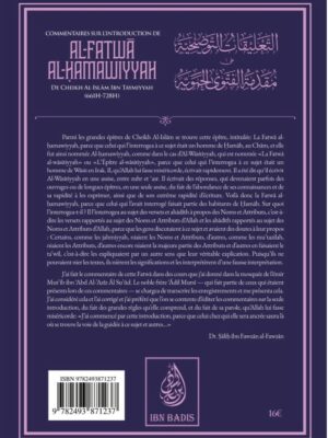 Commentaires Sur L'introduction De Al Fatwa Al Hamawiyyah